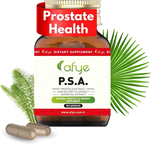 [BRSROHQOPINGKETJ] Saw Palmetto Prostate Supplément pour la santé des hommes-prostate et avec extrait de propolis et le queue de cheval réduit l'houle améliorer la capacité de vésicule urinaire 90 capsules (paquet de 1)