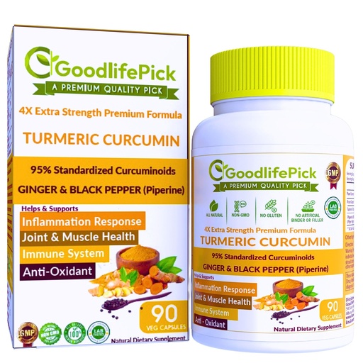 [BRSRMCY5BVYB6G3K] Premium Turmeric Capsules with Ginger and Black Pepper.Turmeric Supplement from Turmeric Curcumin 95% Curcuminoids & Ginger Root AllNatural NonGMO NO Rice Powder NO Stearate NO Silica NO Gluten 90ct