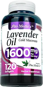 [BRSROFAPCQHWK23K] FITO MEDIC'S Lab | Lavender Pills |120 Soft gels | 1600 mg | Better Absorption | Lavender Extract | Lavanda | Lavender | Lavender Capsules, Lavender Oil
