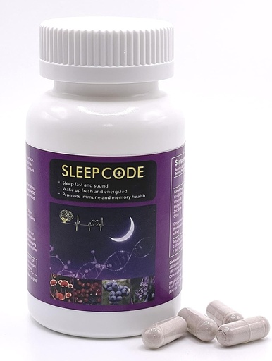 [BRSW2AI6OZ6BSG3X] SLEEPCODE J&L 快速放松睡眠自然补充(60 Capsules)-L8