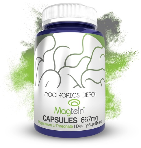[BRSWG2Q2BMMGYCI4] Nootropics Depot Magtein Magnesium L-Threonate Capsules | 90 Count | Mineral Supplement | Natural | Supports Mitochondrial Function | Boosts Energy and Cognitive Function