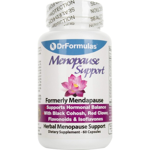 [BRSWIZQABYABEFLA] DrFormulas Menopause Supplement for Hot Flashes, Night Sweats, and Mood Swings Relief with DIM, Dong Quai, Black Cohosh, 60 Count
