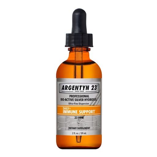 [BRSWIYANOEFGIEAV] Argentyn 23 Professional Immune Support - Colloidal Silver, Bio-Active Silver Hydrosol, 23 ppm, Liquid Dropper, 2 Fl Oz (59 mL)
