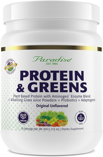 [BRSWIZQQCRYRQ2T6] Paradise Herbs ORAC Energy Protein & Greens Toz, 24 Sosial Power 1 Scoop + 20g Protein, Unflavored