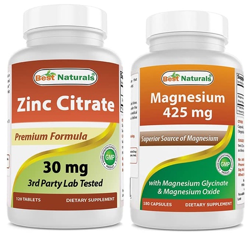 [BRSRMBA6B57RACTG] Zinc Citrate 30 mg & Magnesium Glycinate 425 mg