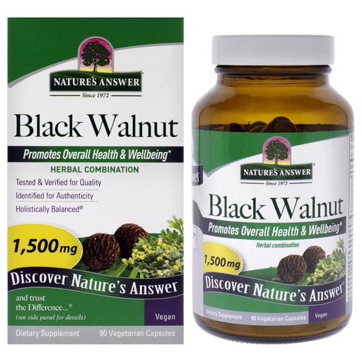 [BRSWIY3YA4BRCYLI] Nature's Answer Black Walnut Complex Vegetarian Capsules, 90-Count