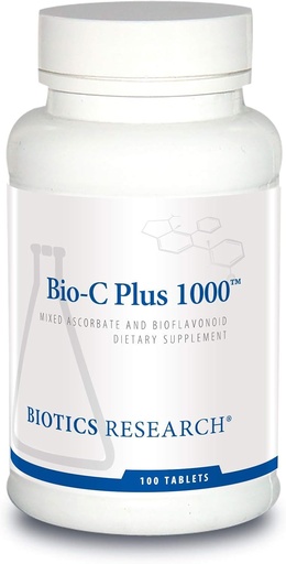 [BRSWIYIZCF4QMDLC] Biotika Research Bio C Plus 1000 Antioksidan, Potensi Tinggi, Bioflavonoid, Mendukung Respon Imune Sehat, Builds Collagen, Sehat Skin, Kartir dan Gabungan Dukungan 100 Tablet