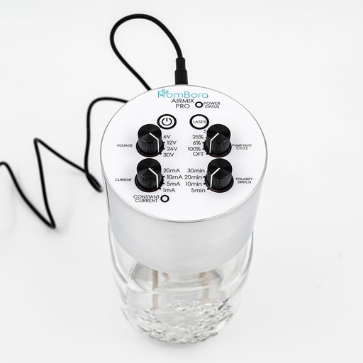 [BRSRAYITPIIWAYA4] AirMixPRO Colloidal Silver Generator Kit – 7-Piece Set with Pure Silver Plates, TDS Meter, Water Ionizer, Travel Bag (Pack of 1)