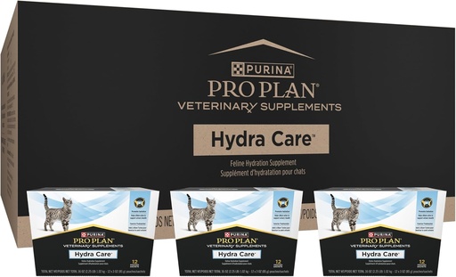 [BRSRMATQBEBRAD32] Purina Pro Plan Veterinary Supplements Hydra Care Cat Supplements - (Pack of 36) 3 oz. Pouches
