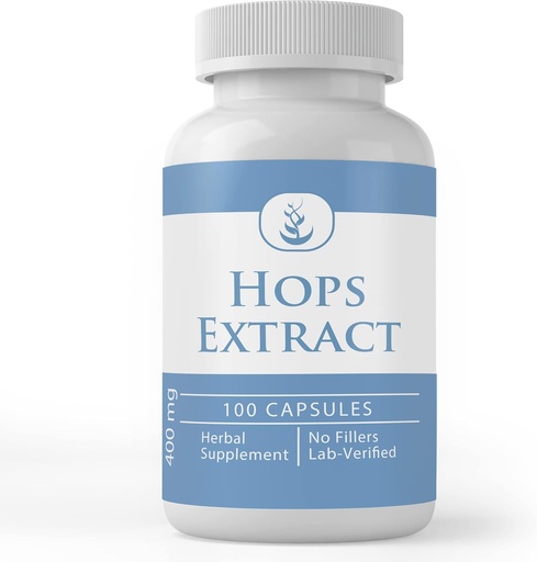 [BRSROYYNAQMRYA37] PURE ORIGINAL INGREDIENTS Hops Extract, (100 Capsules), Always Pure, No Additives Or Fillers, Lab Verified