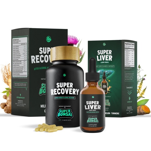 [BRSRAZYNPIGWEYD5] Super Recovery & Super Liver Bundle - All Natural Liver Cleanse Detox & Repair