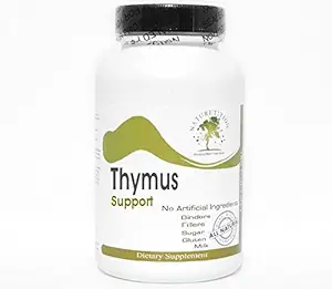 [BRSWKEYPBN6QICQ5] Thymus Support ~ 180 Capsules - No Additives ~ Naturetition Supplements