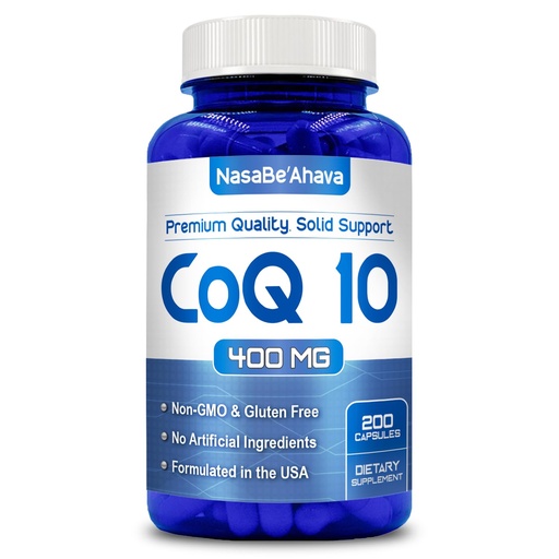 [BRSWGGAYAR7GYC3V] CoQ10 400mg Capsules | Vegan Friendly Coenzyme Q10 400mg per Serving from Easy Absorption Ubiquinone Supplement for Skin Heart and Energy Support | Made in the USA in cGMP Facilities (100 Servings)