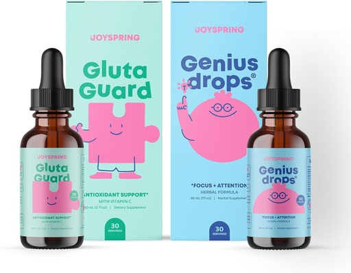 [BRSRAEIKPJ6BADQY] JoySpring Genius Gocce e Glutathione Liquido per bambini