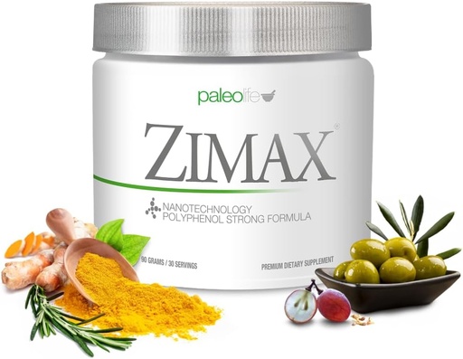 [BRSWGHAKPJYBOHLJ] ZIMAX Super ANTIOXIDANT - 100% Natural - High Absorption Curcumin, Rosemary Extract, Grape Seed Extract, Olive Leaf Extract ORAC 3,451,770 (Canister) 90 Grams (1-Pack)