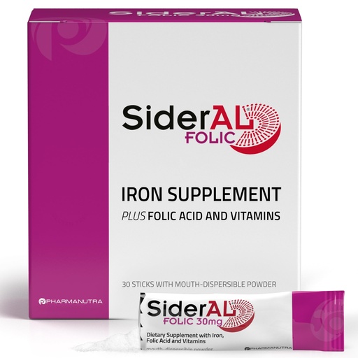 [BRSWGFD5OQPR6HI2] SiderAL Prenatal Vitamins for Women | Clinically Proven Iron Supplement for Women with Folic Acid, Vitamin C, D, B6, & B12 | Trusted Multivitamin for Pregnancy & Energy Support | 30 Powder Sticks