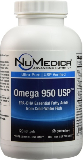 [BRSWIYAFDEGQCHTE] Numedica- Omega 950 - 120 Softgels