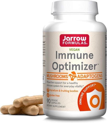 [BRSRO2YPOYJW2GYV] Jarrow Formulas Immune Optimizer med Cordyceps, Reishi, Lion's Mane, Shiitake, King Trumpet och Turkiet Tail Mushrooms, Dietary Supplement med Andrographis Extract, 90 Veggie Capsules, 30 Day Supply