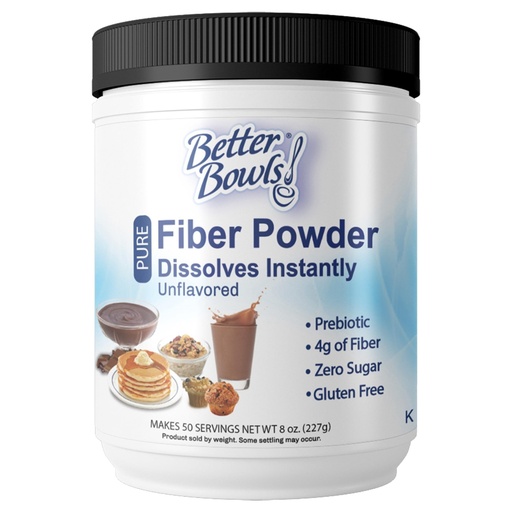 [BRSWKHT3OV5R4F3K] Unflavored Fiber Powder, Instant, Sugar-Free & Gluten-Free, 8 Ounce