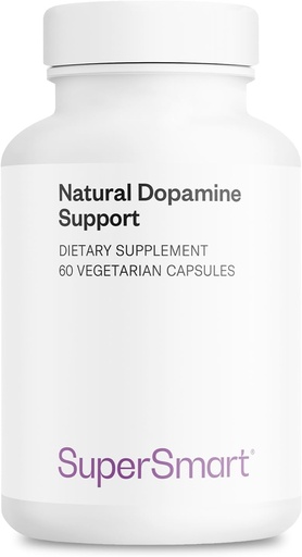 [BRSWGCYFAAMBQEL6] Supersmart - Natural Dopamine Support 800 mg Per Day - Neuravena® Extract of Avena Sativa Standardized to 0.3% Isovitexin - Brain Supplement | Non-GMO & Gluten Free - 60 Vegetarian Capsules