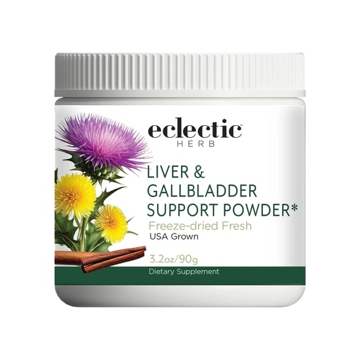 [BRSWIYADOMBBMDTK] Eclectic Herb - Liver & Gallbladder Support Powder | Silymarin Supplement | Milk Thistle, Dandelion, Beet Root | Natural, Vegan, Non-GMO, Gluten Free (3.2 oz | 90 g)