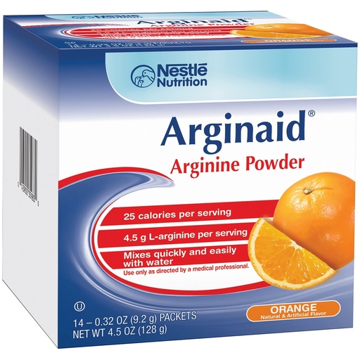 [BRSWIY32DJYWCCLU] Nestle Arginaid Oral Supplement Orange 0.32 oz. Packet 14 Ct