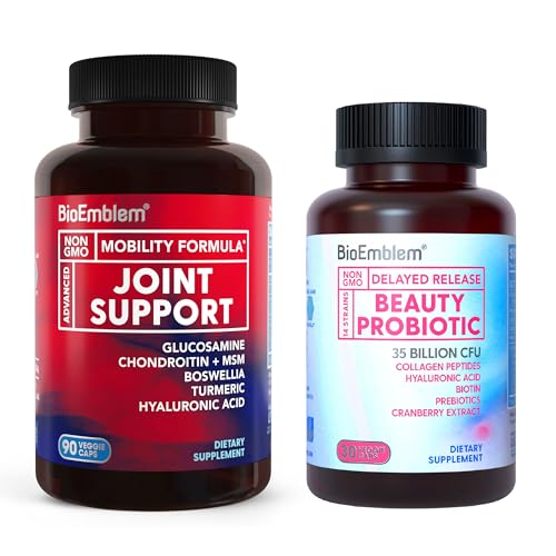[BRSRAAT5CUBBOF3Z] BioEmblem Beauty Probiotics for Women and Joint Support
