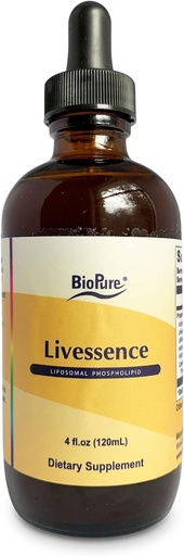[BRSW2ELYOEPWO332] BioPure Livessence Herbal Tincture – Potent Blend of 6 Botanical Extracts & Liposomes to Support Liver, Gallbladder, Hormone & Microbiome Balance, Detox, Gut Health, and Overall Wellness – 4 fl oz