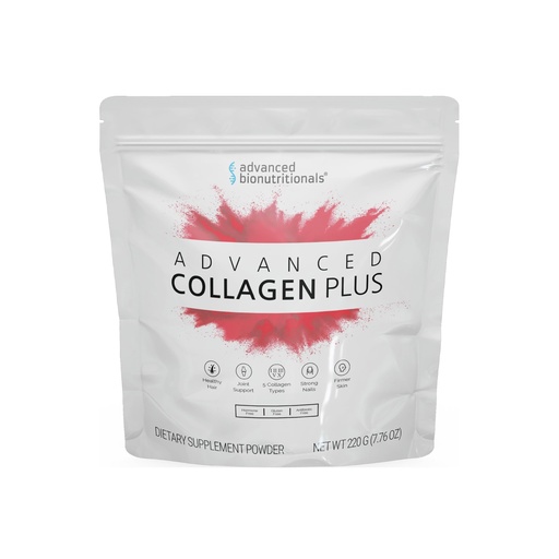 [BRSRAZAHCIFQEAYV] Advanced Collagen Plus Powder – 5 Types of Collagen (I, II, III, V, X) with Biotin & Chondroitin Sulfate – Supports Skin, Hair, Joints & Nails – Unflavored, Easy-Mix Formula