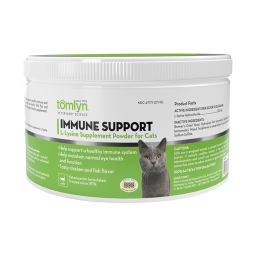 [BRSWIEAMCEMRWCIZ] Tomlyn Immune Support Daily L-Lysine Supplement, Fish-Flavored Lysine Powder for Cats and Kittens, 3.5oz