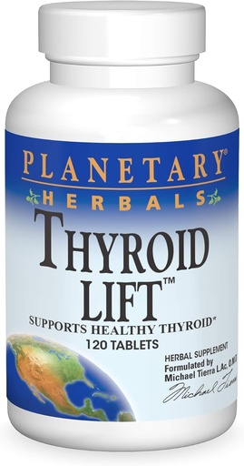 [BRSWIZYBOV5WYDTM] Planetary Herbals Thyroid Lift Tablets, 120 Count