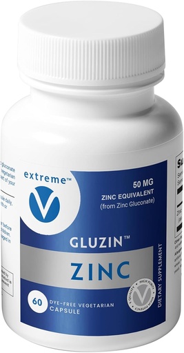 [BRSWIYL7AYOAEDTU] Gluzin - Zinc Gluconate, 50 mg, 60 Capsules