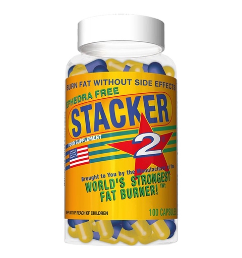 [BRSWIYTZPN7BYH3M] Stacker 2 Fat Burner Capsules, Ephedra Free, 100-Count Bottle