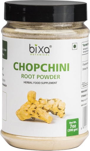 [BRSWGEL7BN5Q4GTK] bixa BOTANICAL Chopchini Root Powder | Smilax China ǀ 200 Grams / 7 OZ | Ayurvedic Herbal Supplement | Gluten Free, Non-GMO, Steam Treated, Vegan, 100% Pure.