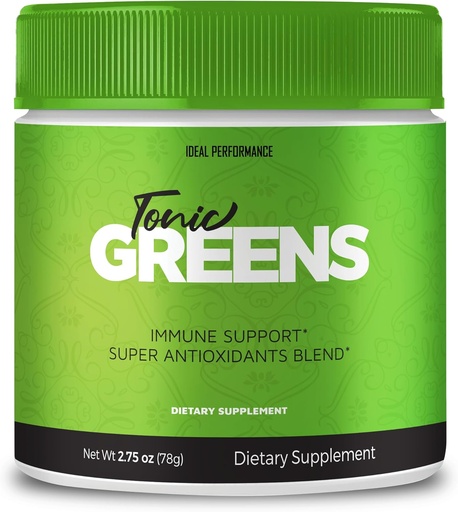 [BRSRAFQNAEPRY2DU] Tonic Greens Powder Vitamin Supplement Advanced Formula - Natural Green Blend Energy Supplement - Maximum Strength, TonicGreens BCAA, Tonic Greens All Natural Formula Powder Support Reviews (1 Pack)