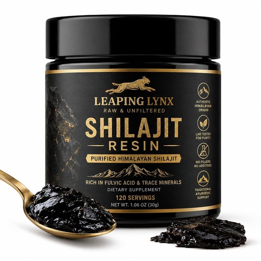 [BRSRA234BN5W2234] Himalayan Shilajit Resin 1,000 mg – 85+ Trace Minerals, Gold-Grade Organic Fulvic Acid | Alpine-Harvested, Sun-Dried & Lab-Purified | Energy, Vitality, Immune & Cardiovascular Support | Non-GMO
