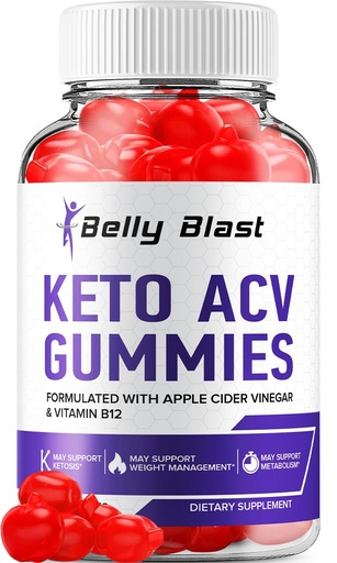 [BRSROAYFAUHQY3AU] Belly Blast Keto ACV Gummies - Advanced Formula Belly Blast Keto Plus ACV Gummies Apple Cider Vinegar, Weight Management, BellyBlast ACV Dietary Supplement Reviews Men Women (60 Gummies)