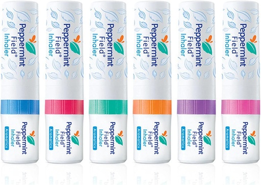 [BRSWIZI6AIIQEYLU] Peppermint Field Nasal Inhaler - Strong Peppermint Thai Inhaler - Pack of 6