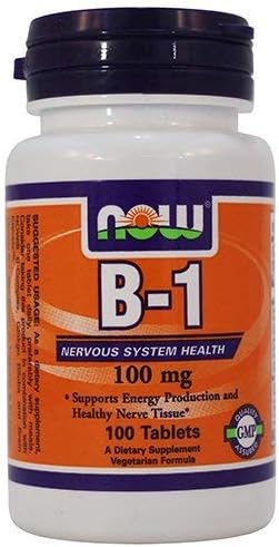 [BRSWIYYKAJ5B4FAV] Now Foods: B-1 Nervous System Health 100 mg, 100 tabs (6 pack)
