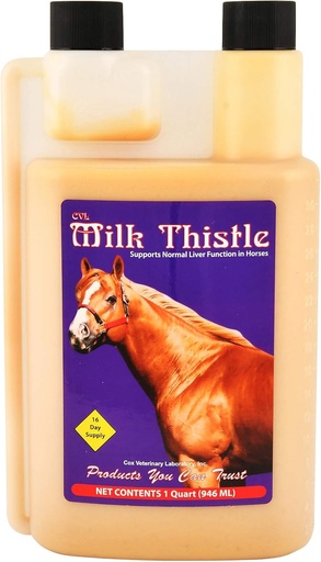 [BRSWKHD4C4NQEF3F] Cox Veterinary Lab Milk Thistle Quart (32 Ounces)