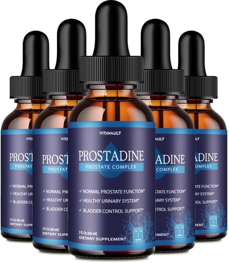 [BRSROCABDIPRA3Q7] Prostadine, Potent Prostate Support Liquid Drops, Highly-Rated Prostadine for Overall Prostate Wellness, Easy-to-Use Dropper Form (5 Pack)