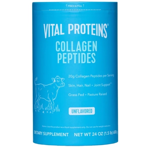 [BRSWYYIFA4BRUCLG] Vital Proteins Natural Whole Nutrition Collagen Peptides - Pasture Raised, Grass Fed, Paleo Friendly, Gluten Free, Single Ingredient - 24 Ounce