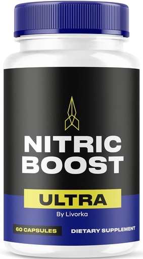 [BRSRAA3QDEBG2ET6] 1 Pack - NitricBoost Ultra Capsules, NitricBoost Ultra Advanced Formula, 60 Capsules for 1 Month