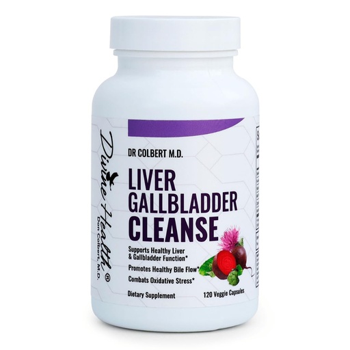 [BRSROBQ6OUNBUGTO] Dr. Colbert, MD Liver & Gallbladder Cleanse | by Divine Health | N-Acetyl-L-Cysteine | Alpha Lipoic Acid | Milk Thistle | Organic Beet Root | Selenium | 120 Capsules