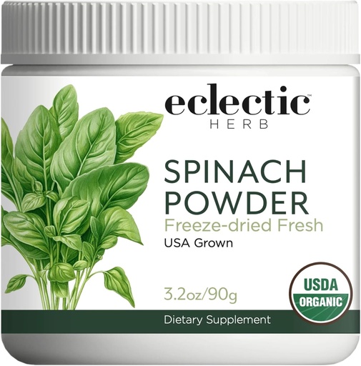 [BRSROFL7BEHGACTJ] Eclectic Herb Spinach Powder 90 Grams