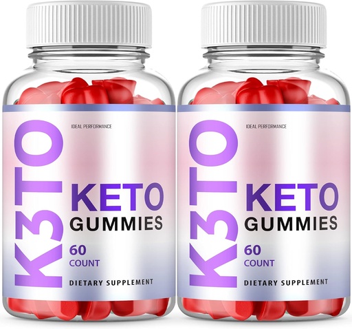 [BRSRMZABOJ6WCALH] IDEAL PERFORMANCE (2 Pack) K3TO. Ketos Gummies K3TO Gummies K3 to Gummies (120 Gummies)