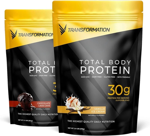 [BRSWYAA2CINAGD3U] Transformasi Chocolate & Vanilla Protein Powder 124; 30G Multig Protein Campuran 126; Collagen Peptides, Telur Putih & Plant Blade 124; MCT Oil 124; BCAA Acids 124; Provig & Enzymes 128; Low Carb Shake