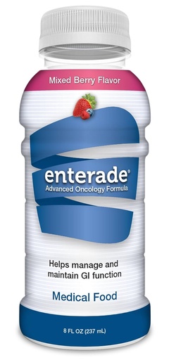 [BRSRMEIBAB6GAGY6] enterade Advanced Oncology Mixed Berry, 12 Pack, Clinically Proven Formula to Reduce GI Side Effects, Chemotherapy Must Haves for Women and Men, Chemo Supportive Care Beverage, Liquid, 8 oz Bottles