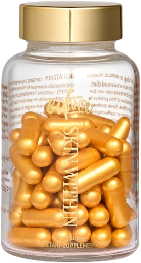 [BRSRAHQNBYGR4G3A] Skin Within Hair Skin & Nails Collagen Natural Dietary Supplement with Vitamin C and Marine Collagen, 30 Day Supply, 60 Capsules