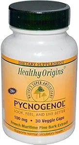 [BRSWIYQYAEDRU2TC] Healthy Origins Pycnogenol - 100 mg - 30 Vegetarian Capsules